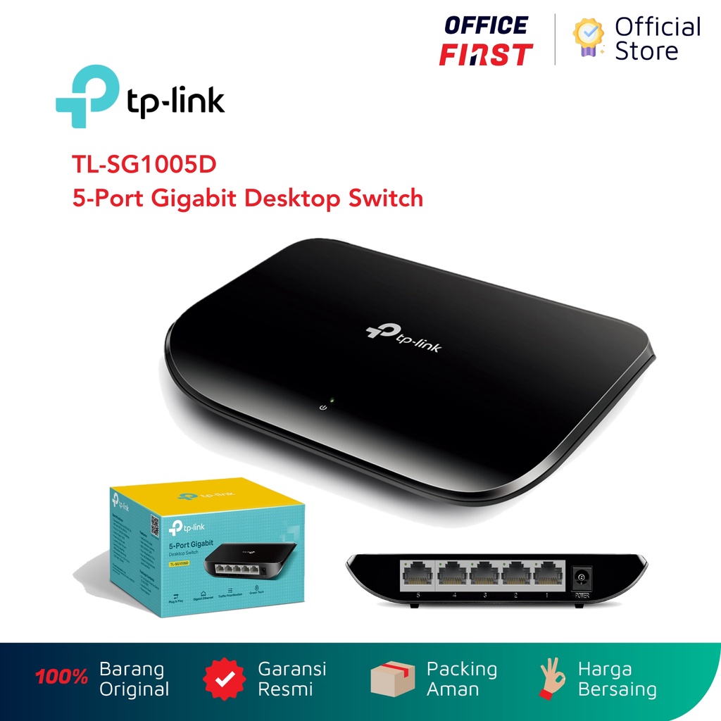 TP-Link TL-SG1005D 5 Port Gigabit Desktop Switch TLSG1005D