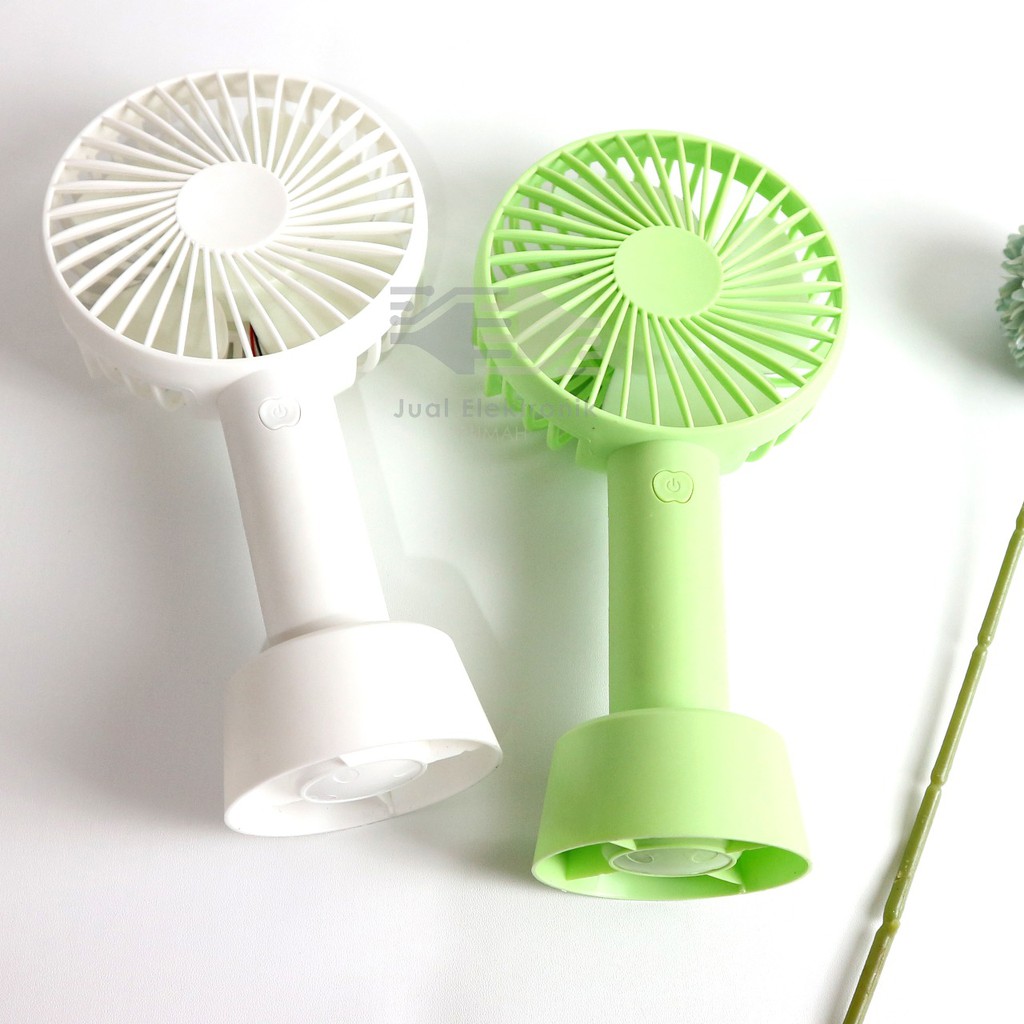 Handy Mini Fan WARNA POLOS Kipas Portable Mini Kipas Tangan Recharger Termurah