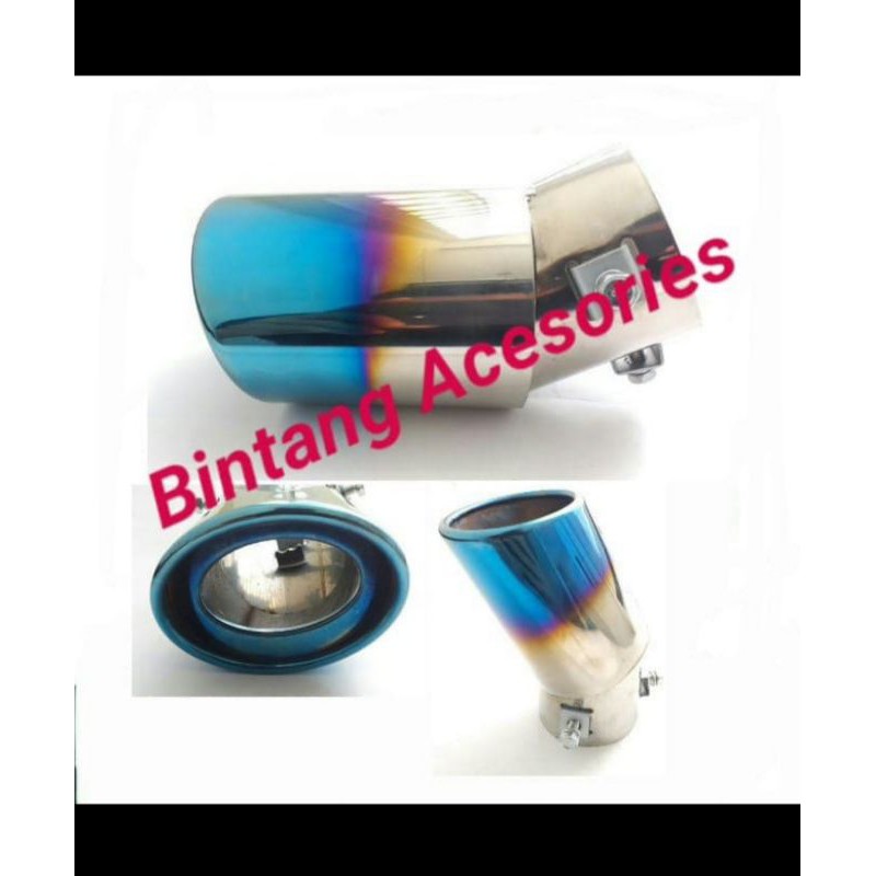 Mufler Buntut Knalpot Mobil All New AVANZA XENIA Veloz Racing Pelangi