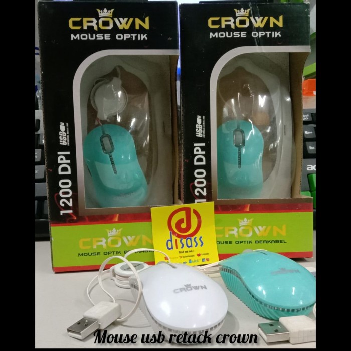 MOUSE CROWN RETRACT USB - DISASS JOGJA