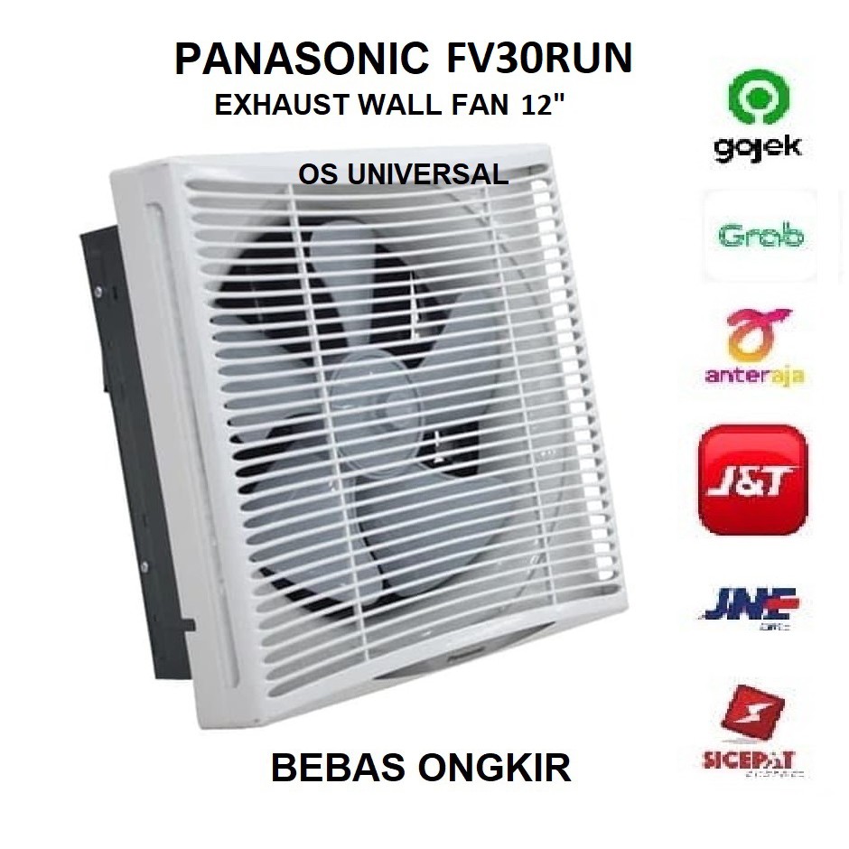 Panasonic FV 30 RUN 12&quot; Exhaust Fan Dinding - Heksos Hexos Kipas Exaust 12INCH FV30RUN