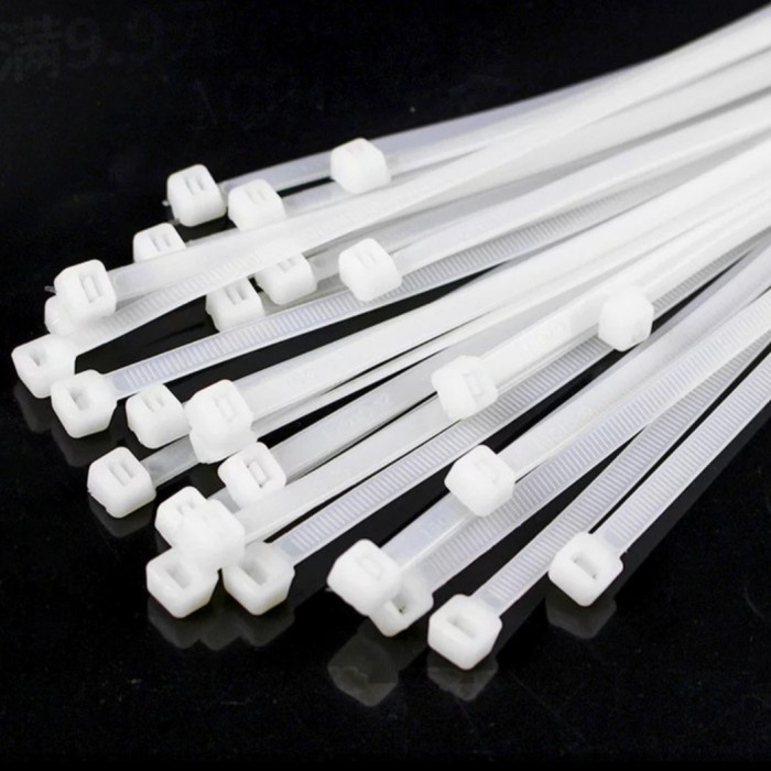 

PEREKAT-PENGIKAT- CABLE TIES/KABEL TIE/KABEL TIS/PENGIKAT KABEL 25X150MM (100PCS) PUTIH - HITAM
