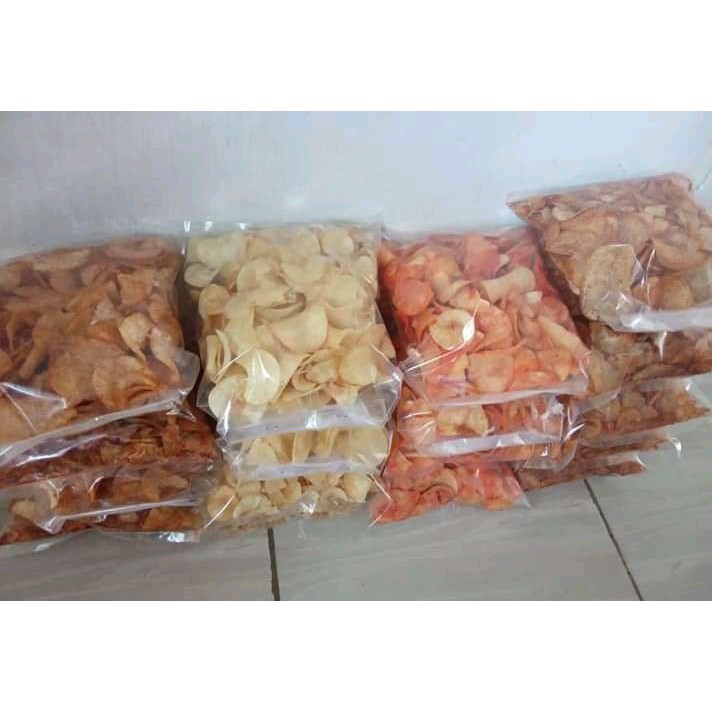 

KERIPIK SINGKONG PEDAS/SETAN, PEDAS, PEDAS DAUN JERUK, ASIN, KEJU (OLEH-OLEH SUKABUMI)