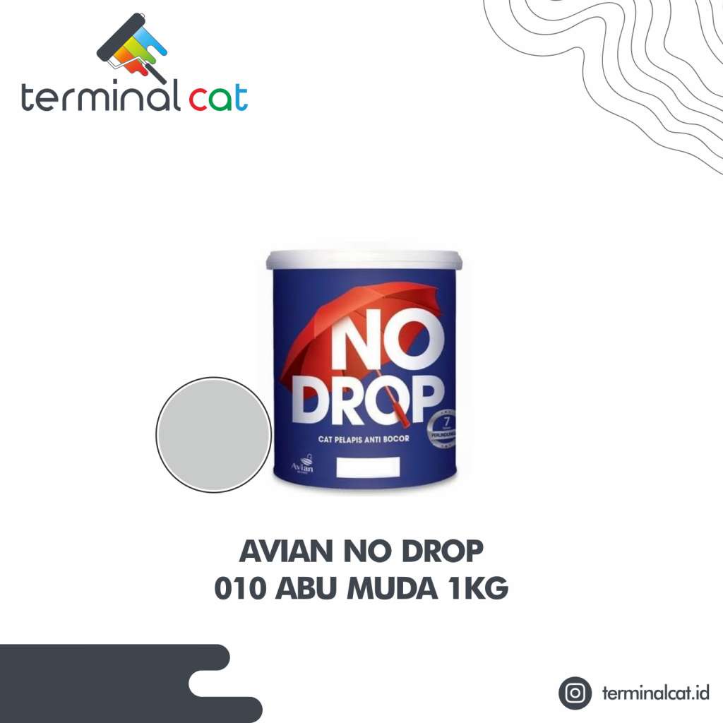 Jual Avian No Drop 010 Abu Muda 1kg Shopee Indonesia 5130