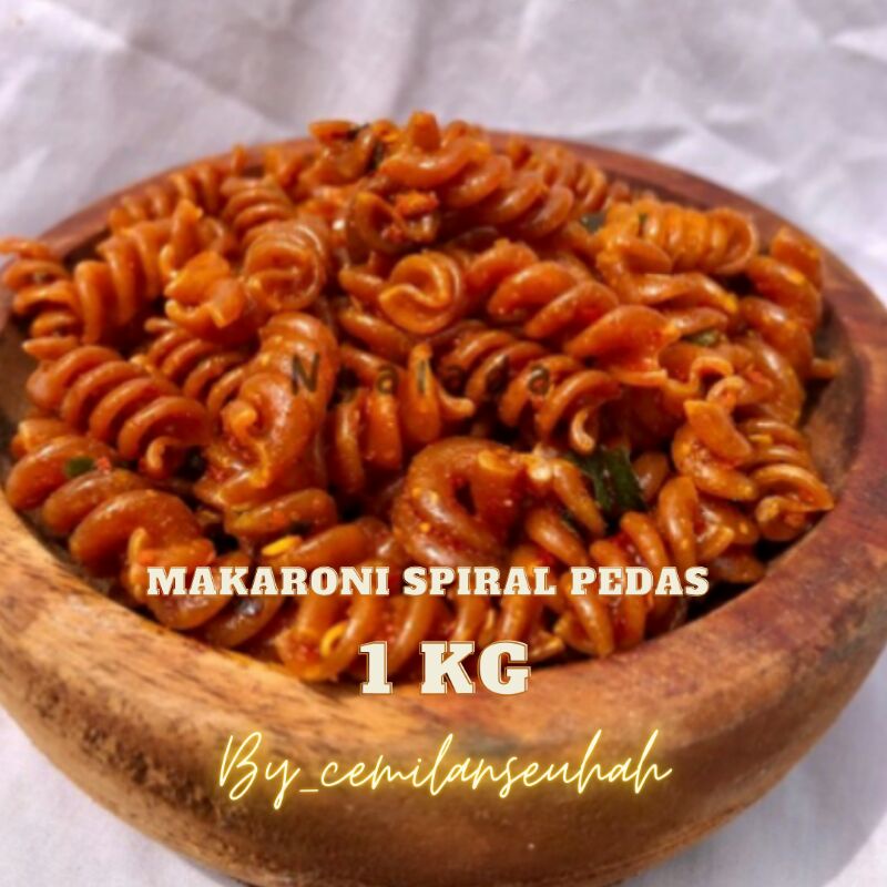 Makaroni spiral Pedas Daun Jeruk isi 1 Kg