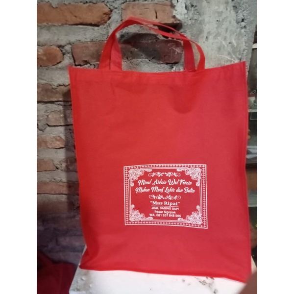 

godie bag tas spunbond ukuran 30x40