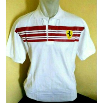 KAOS POLO FERRARI , KAOS KERAH FERRARI , BAJU , POLO SHIRT FERRARI