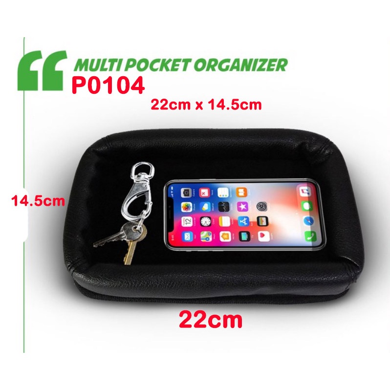 BRIZIO P0104 Multi Pocket Tempat Penyimpanan Aksesoris Mobil holder