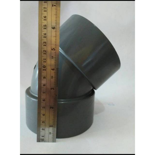 Keni / Knee / Elbow 45 derajat Rucika diameter 4inch