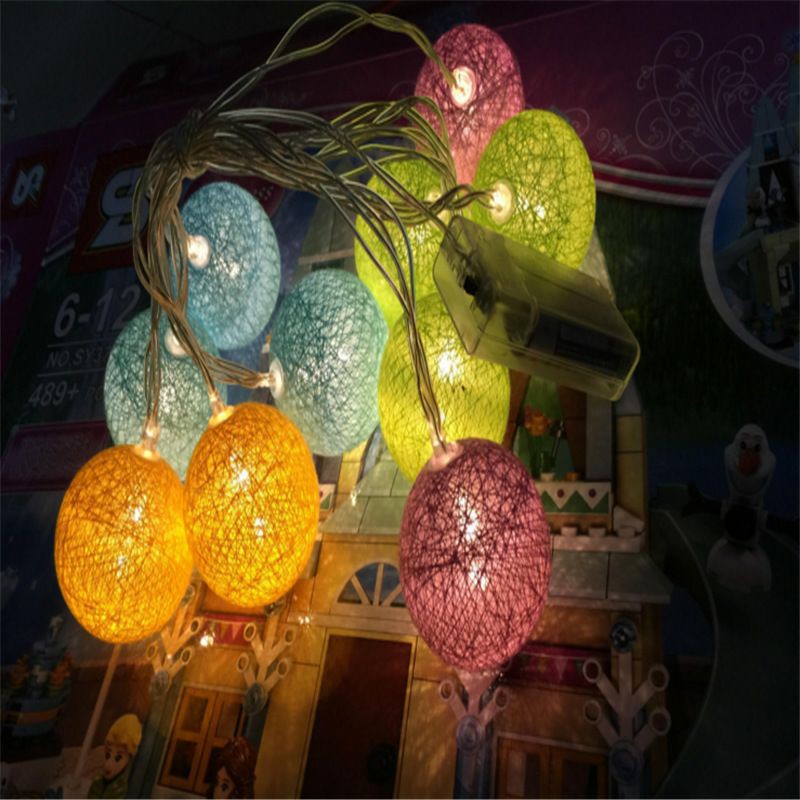 Lampu Natal Bola 4 cm isi 10 Lampu LED Murah Twinkle Light Dekorasi Pesta Lampu Christmas Light