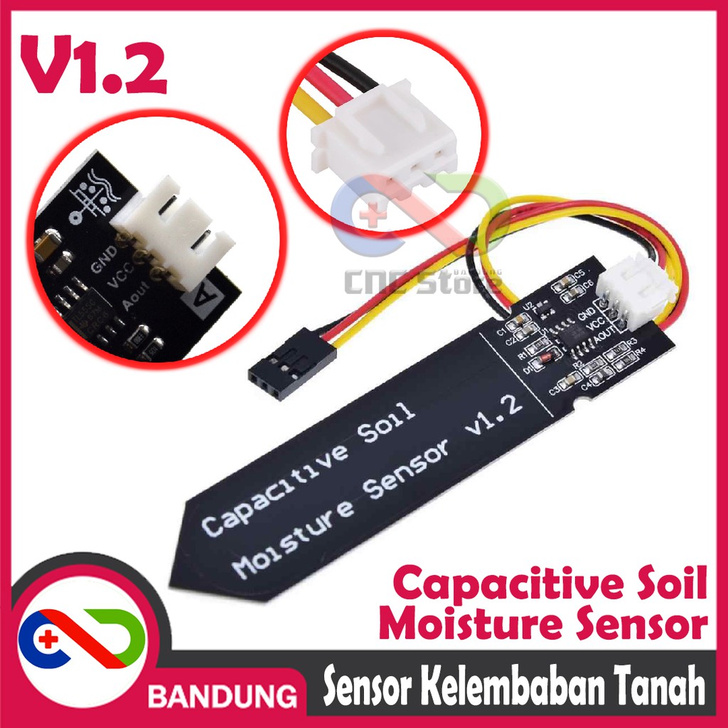 CAPACITIVE SOIL SENSOR TANAH HYGROMETER HUMIDITY MOISTURE MODULE