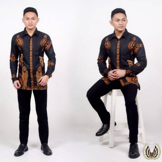 Baju Batik Pria Lengan Panjang Best SELLER