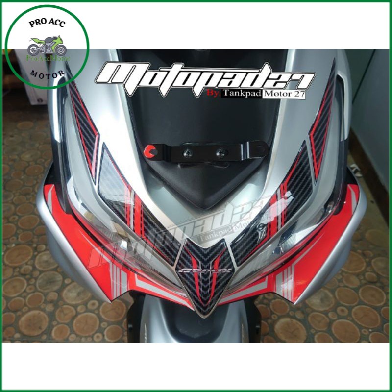 sticker stiker resin timbul body depan atas lampu winglet yamaha aerox 2020 connected Murah