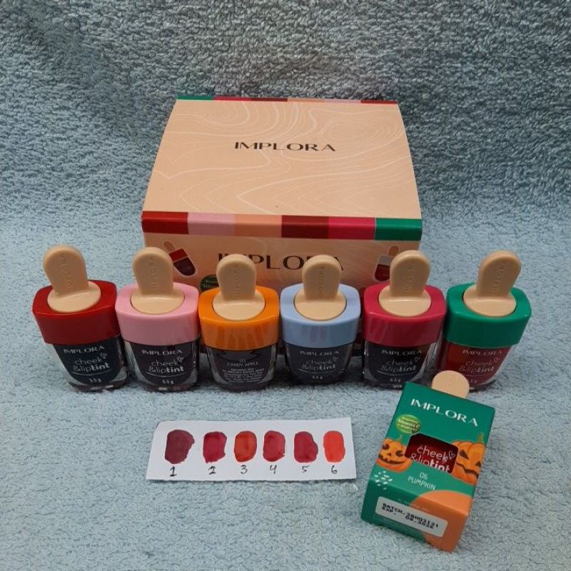 Lip tint implora bpom 5.5g lusinan