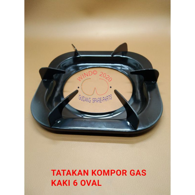 TATAKAN KOMPOR GAS RINNAI KAKI 6 | DUDUKAN / NAMPAN TEBAL RI 522C, RI 522 CE, RI 522 E, RI 602 E