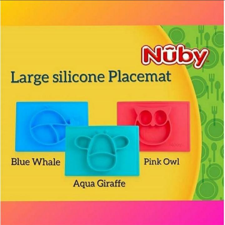 Nuby large silicone placemat (120925,120926,120927)