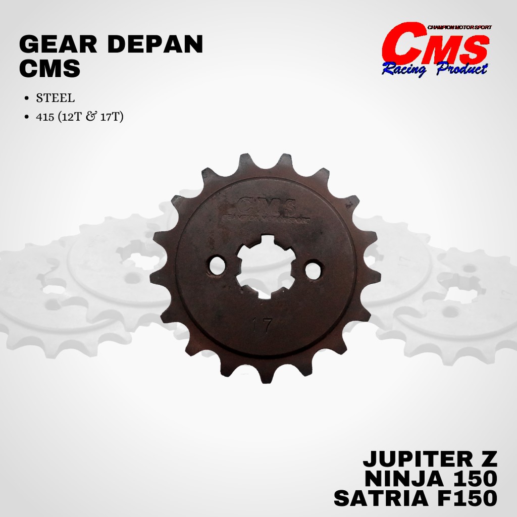 Gear gir jupiter z rx king mx f1zr ninja 150 cms 415 17