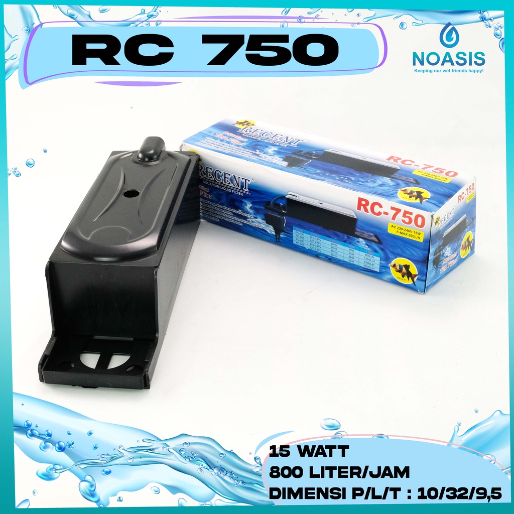 AQUARIUM TOP FILTER ATAS BOX RECENT RC 750