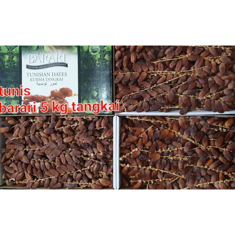 

Kurma Barari Tunis Tangkai Deglet Nour 5kg