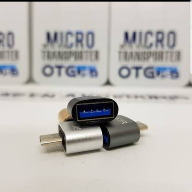 OTG ROKER METAL HEAD TRANSPORTER SLOT USB MICRO V8 ALUMUNIUM STEEL