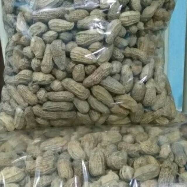 Cemilan tradisional kacang tanah kacang kulit sangrai goreng pasir steril khas Cirebon 500 gram