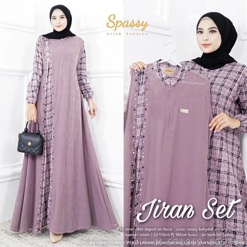 GAMIS#SET#JIRAN#GRANDE#ORIGINAL#MUTIARA
