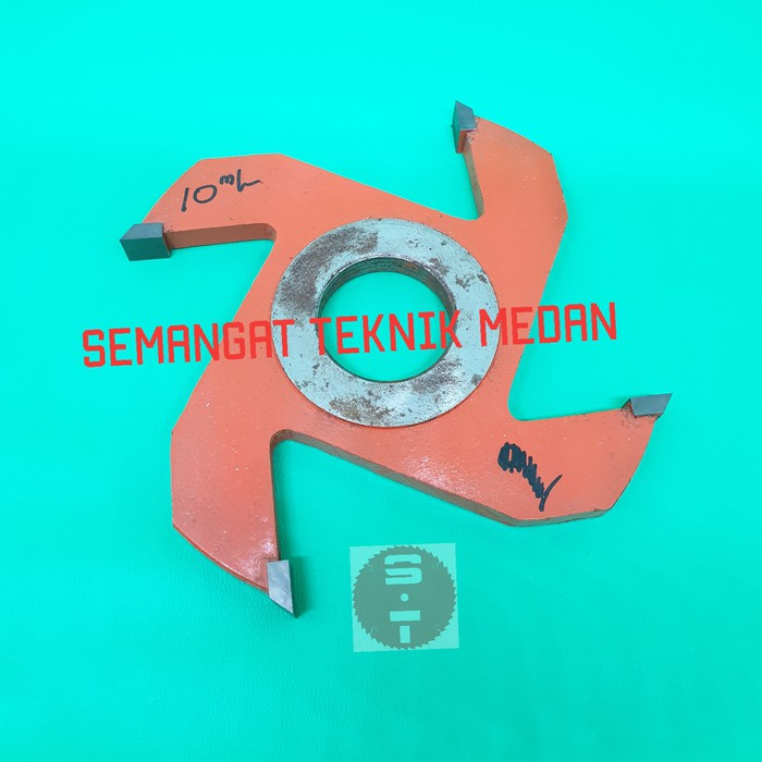 10mm MATA PISAU PROFIL GROVING KAYU KEROK SPINDLE KAYU LURUS 10 mm