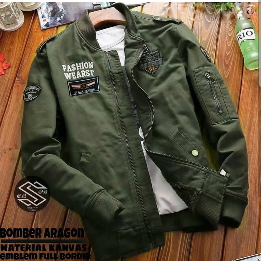 Jaket Bomber Aragon - Jaket Bomber Pria