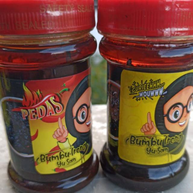 

BUMBU IRENG YU SAN KEMASAN HOT( pedas )#bumbukemasaninstan
