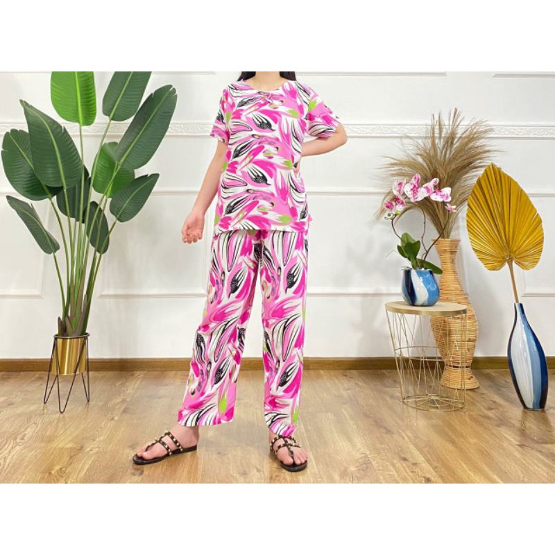 COD SETELAN CANTIK / PROMO BAJU TIDUR / SETELAN KENCANA UNGU / KENCANA UNGU SETELAN