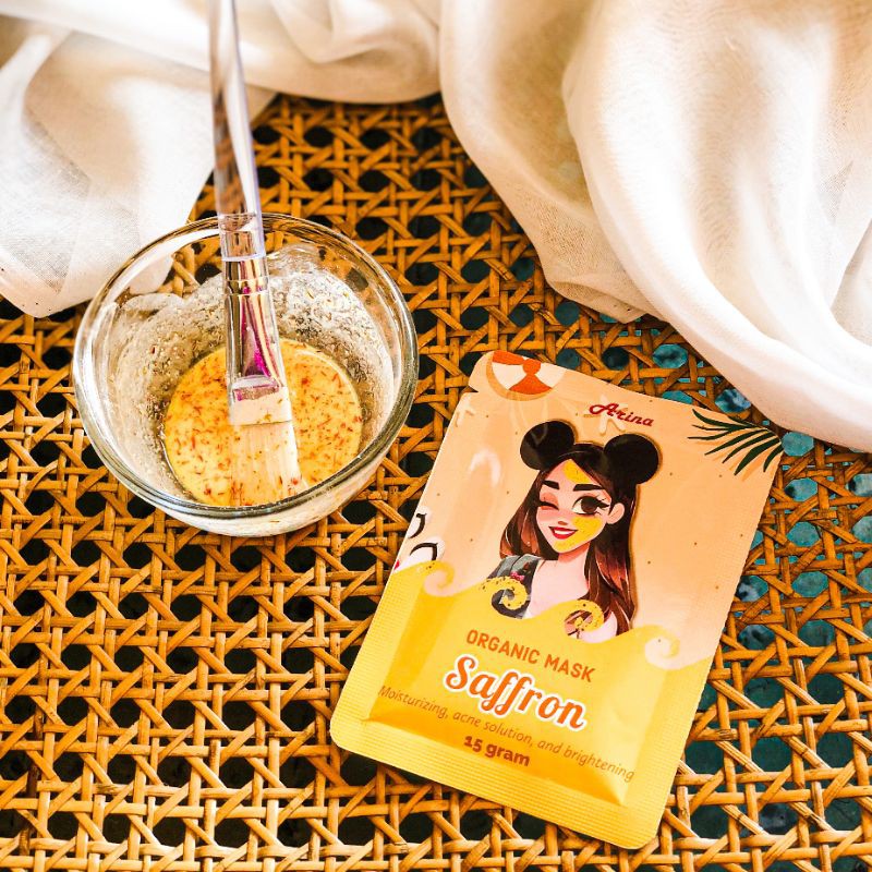 masker organik saffron, masker saffron, masker petal, masker organik petal, masker organik petal
