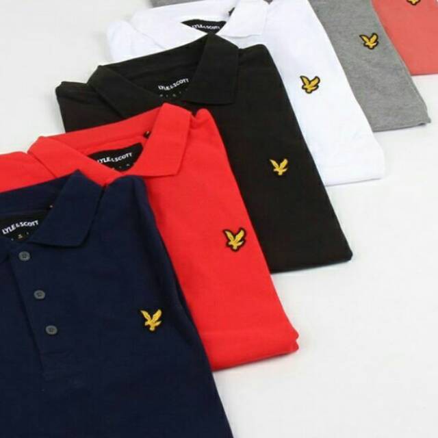 kaos kerah polo shirt lyle and Scott