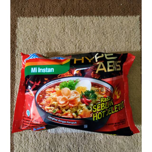 

INDOMIE HYPE ABIS SEBLAK HOT JELETOT 75 GR