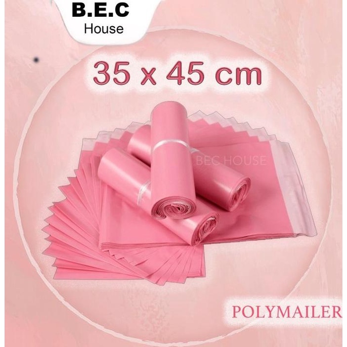 

[35x45][PINK] 100LEMBAR PLASTIK POLYMAILER PLASTIC PACKING POLY MAILER