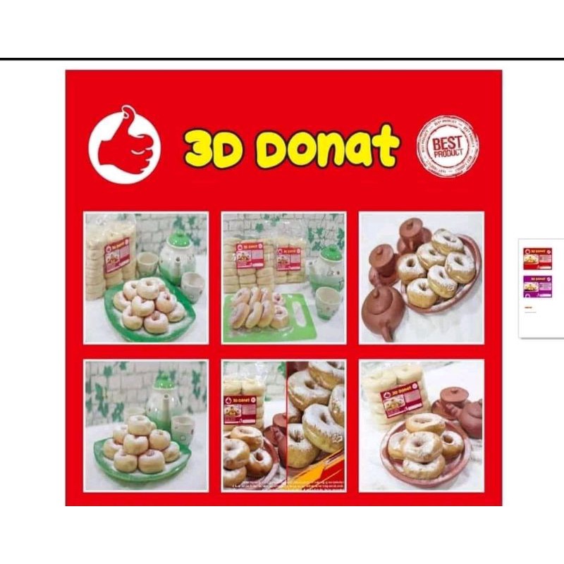 

Donat Kentang 3D / Donat kentang isi 20 enak