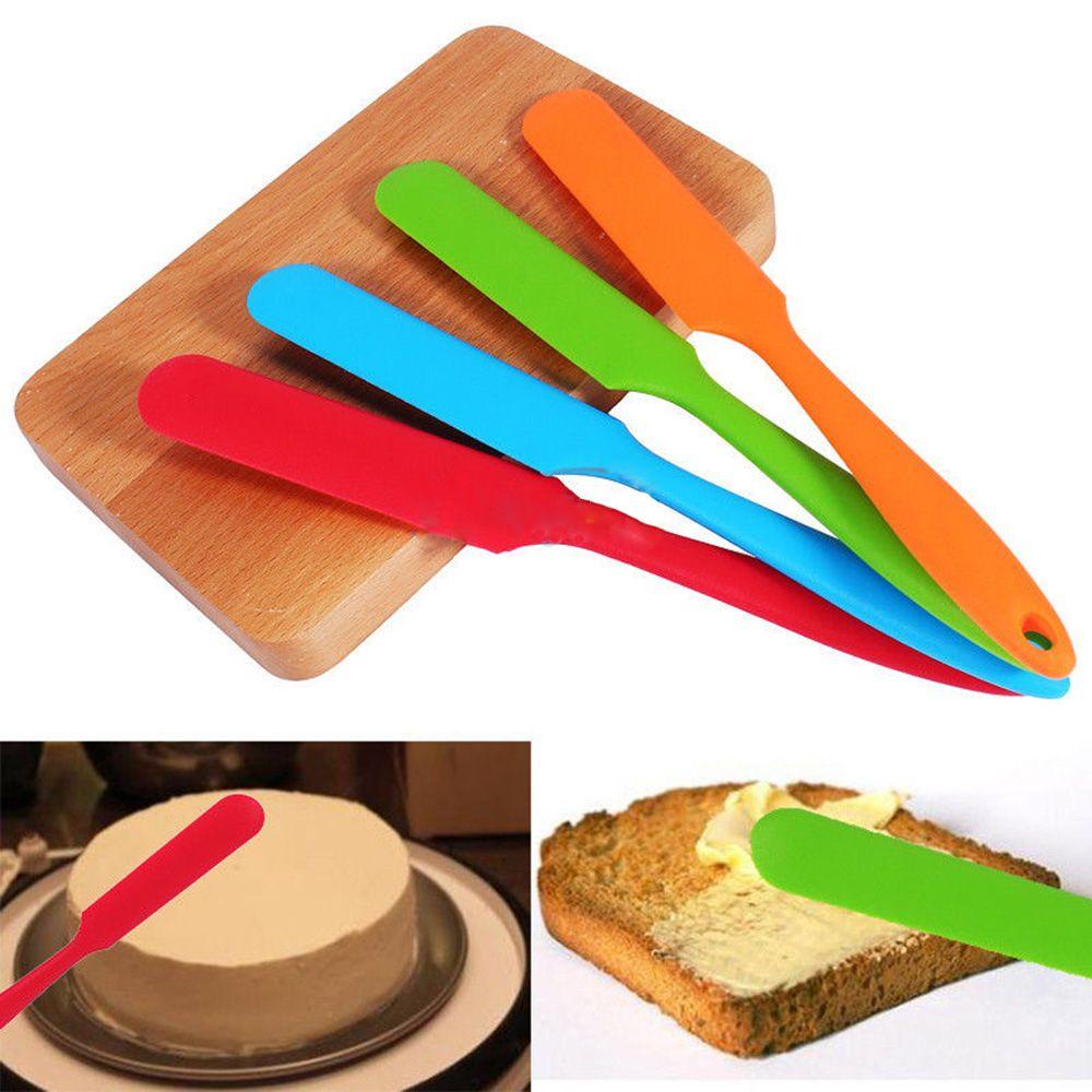 Solighter Spatula Silikon Alat Kue Kering Masak Pisau Kupas Baking Scraper