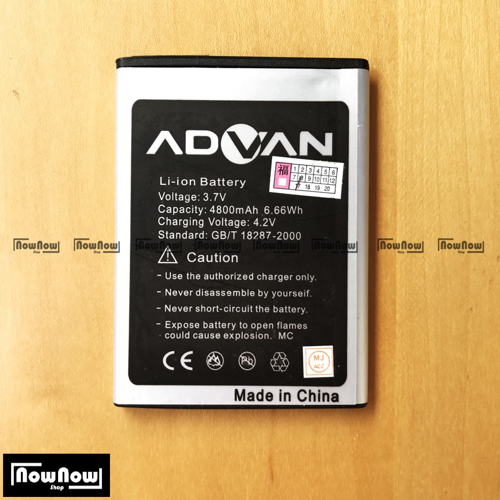 Baterai Advan S45A S45C Original Double Power Batre Batrai Battery HP