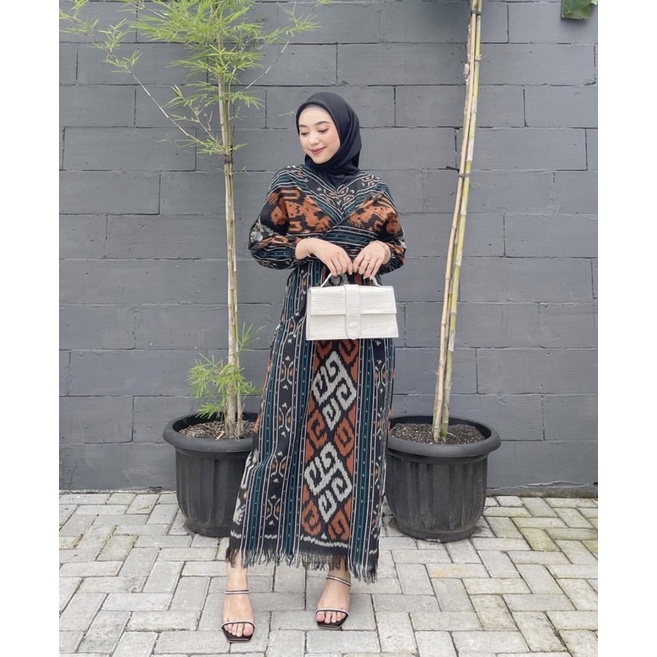 GAMIS TENUN RANIA DRESS KONDANGAN KEISHAN.ID