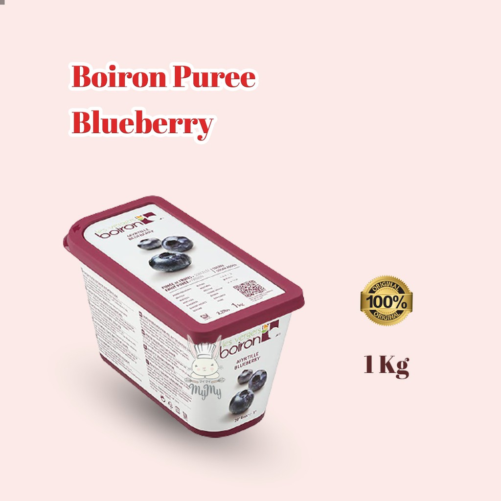 

Boiron Fruit Puree Myrtille Blueberry 1 Kilogram