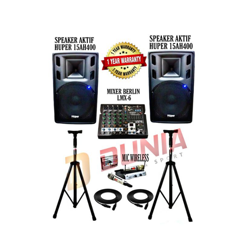 Paket SoundSystem Huper / Paket Meeting / Outdoor / Indoor VIII