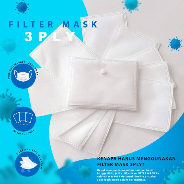 FILTER UNTUK MASKER KAIN 3PLY