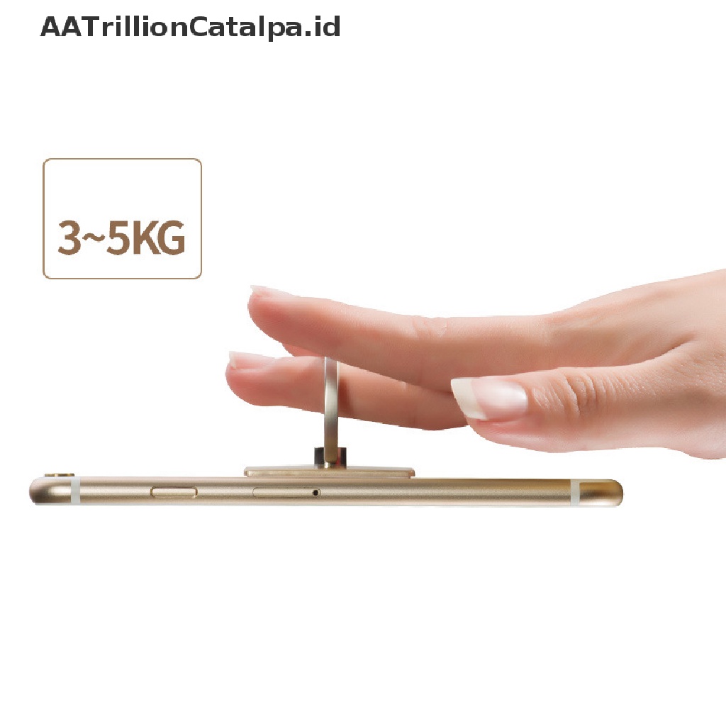 Aatrillioncatalpa 4Pcs Ring Holder Hp Bentuk Segitiga Untuk Iphone