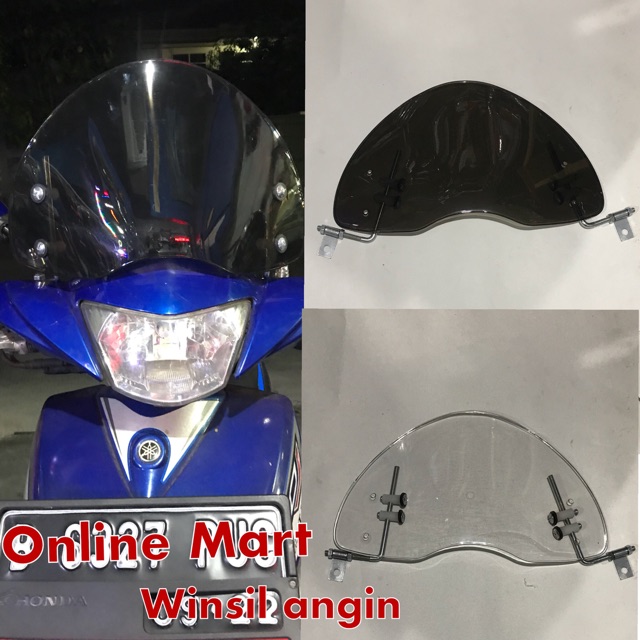 Windshield winsil motor scoopy Mio beat jupiter aerox supra dll