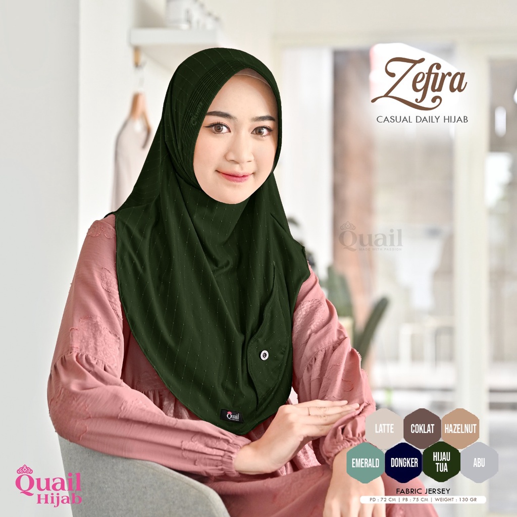 QUAIL HIJAB INSTAN ZEFIRA