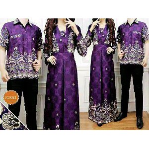 atk cp azura couple mamah papah kemeja pria lengan pendek batik songket etnik kaftan pasangan kemba