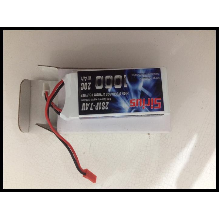 Kualitas Terbaik Baterai Lipo 2S Sirius 1000Mah 20C