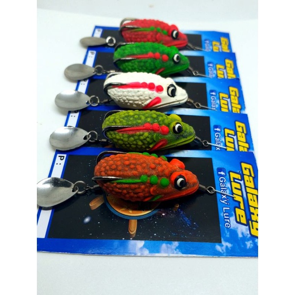 SOFT FROG GALAXY LURE MODEL 3D UKURAN 4,2CM DAN 3CM UMPAN KESTING