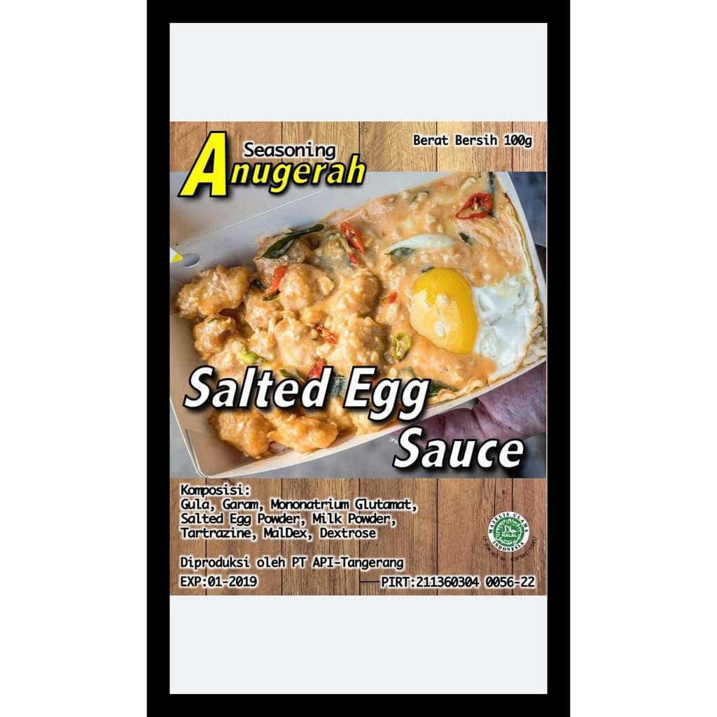 

SEASONING/BUMBU ANUGERAH SALTED EGG SAUCE BERKUALITAS