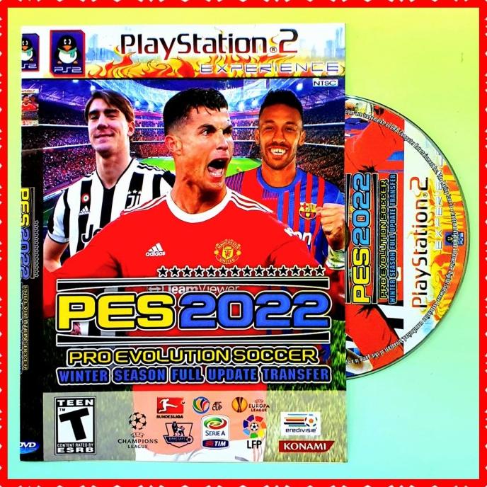 KASET PS 2 VIDEO GAME BOLA PES TERBARU-PLAYSTATION PS 2 GAME PES BOLA