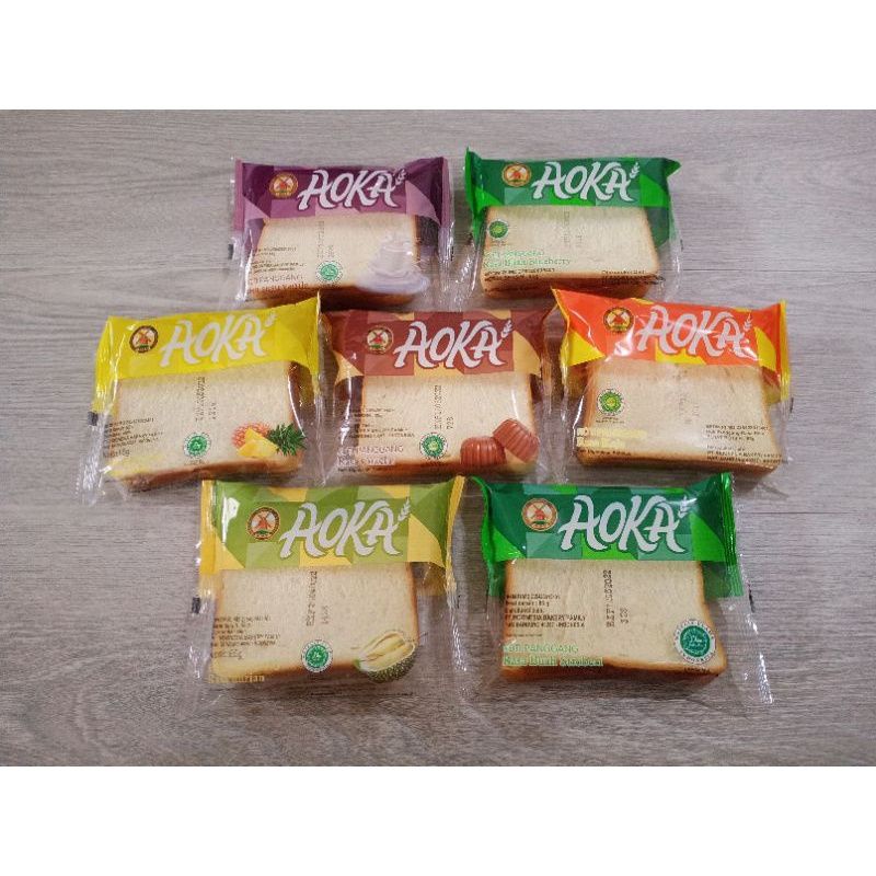 AOKA TERLARIS ROTI PANGGANG AOKA 1 DUS 60 PCS